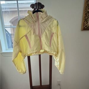 Zara Yellow Jacket with Pink Accents